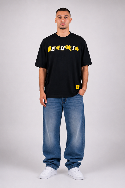 MTWT T-Shirt Schwarz/Gelb