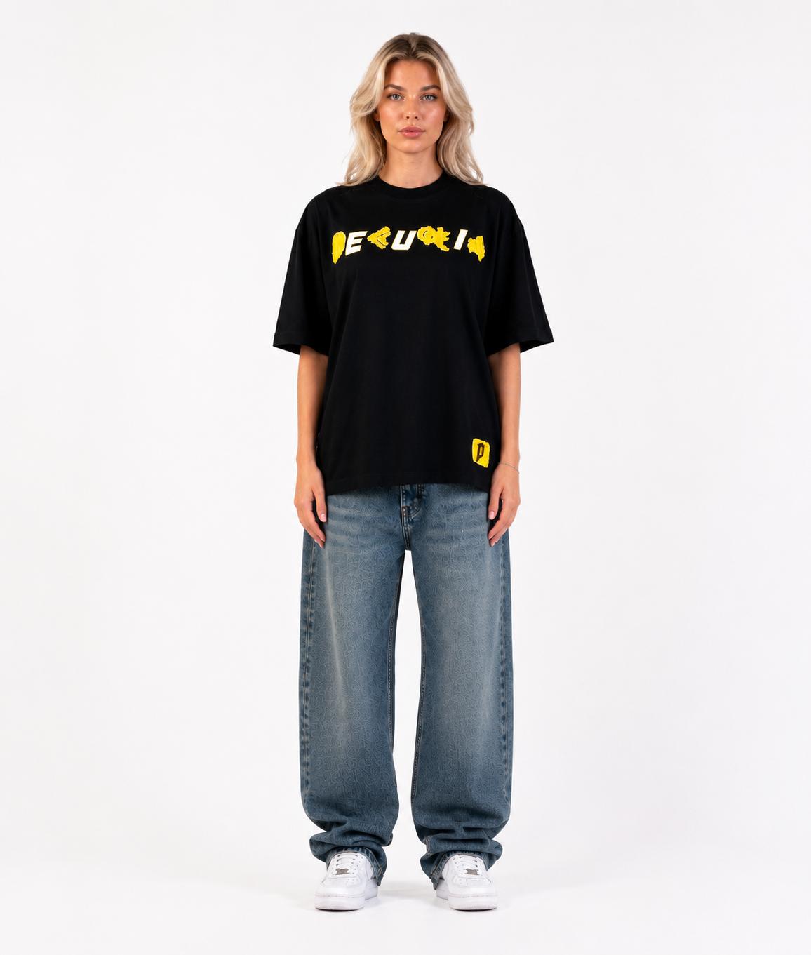 MTWT T-Shirt Schwarz/Gelb