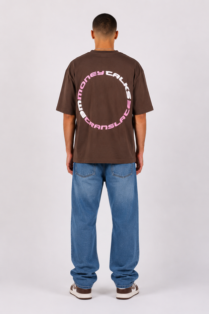 MTWT T-Shirt Braun/Pink
