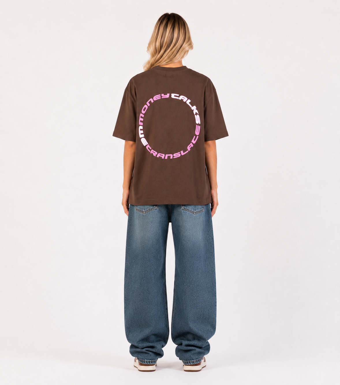MTWT T-Shirt Braun/Pink