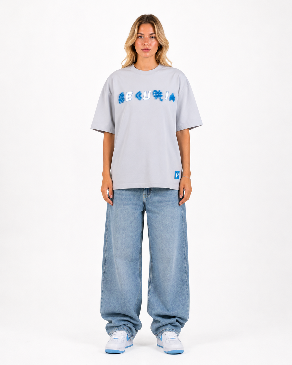 MTWT T-Shirt Grau/Blau