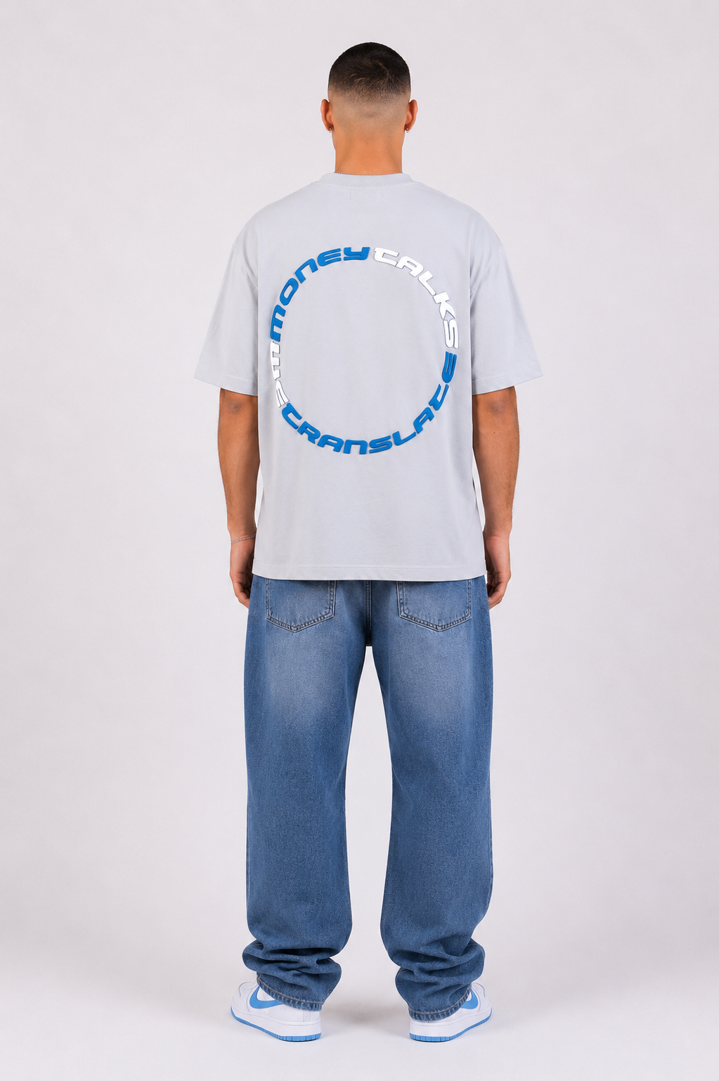 MTWT T-Shirt Grau/Blau