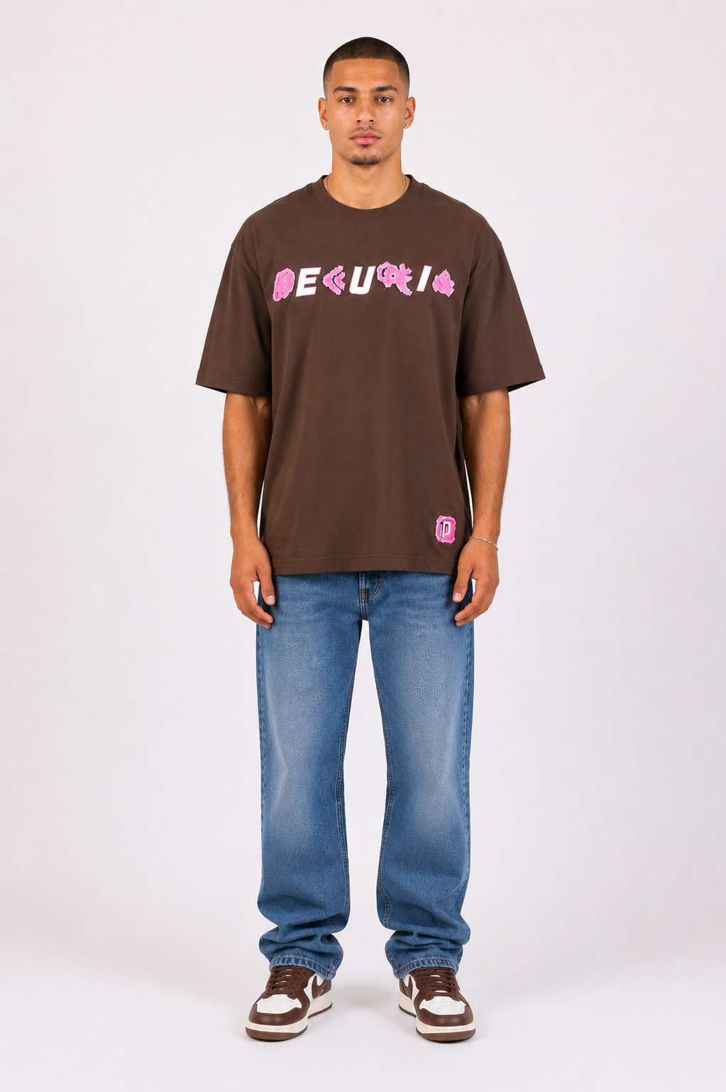 MTWT T-Shirt Braun/Pink